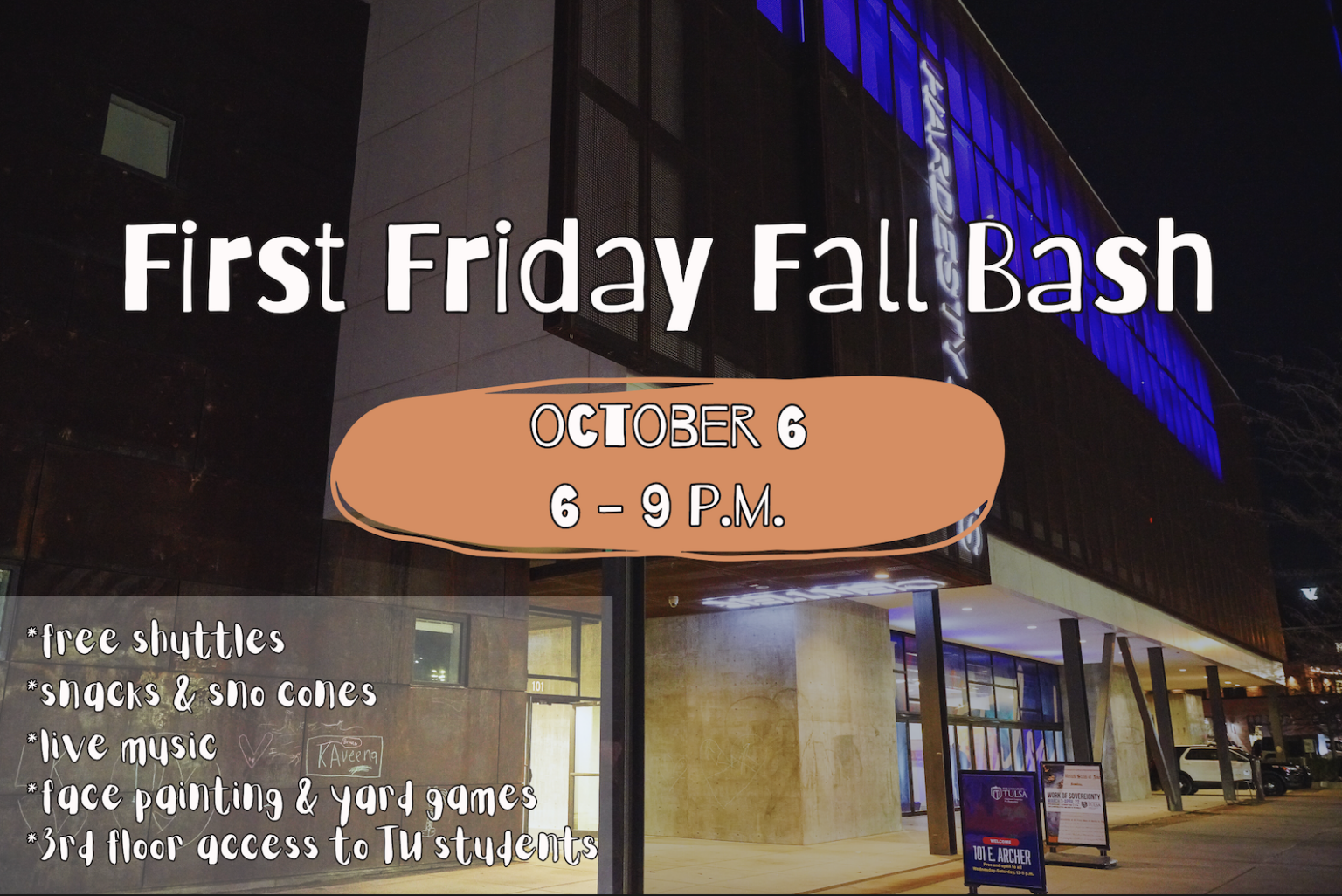 First Friday Fall Bash - Oklahoma Center for the Humanities